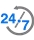 پشتیبانی 24 ساعته