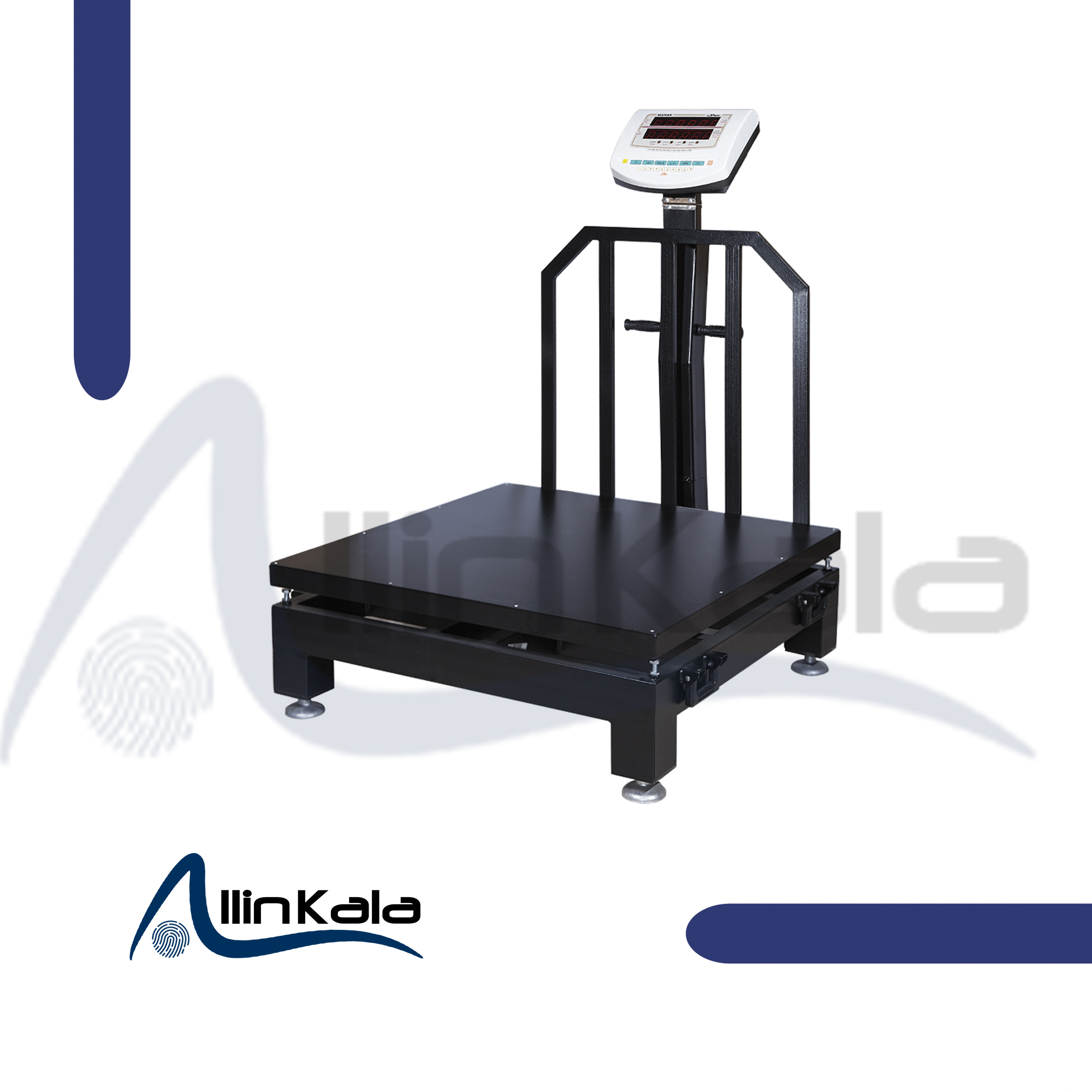 باسکول محک 1500 کیلویی ثابت سینی گالوانیزه 120