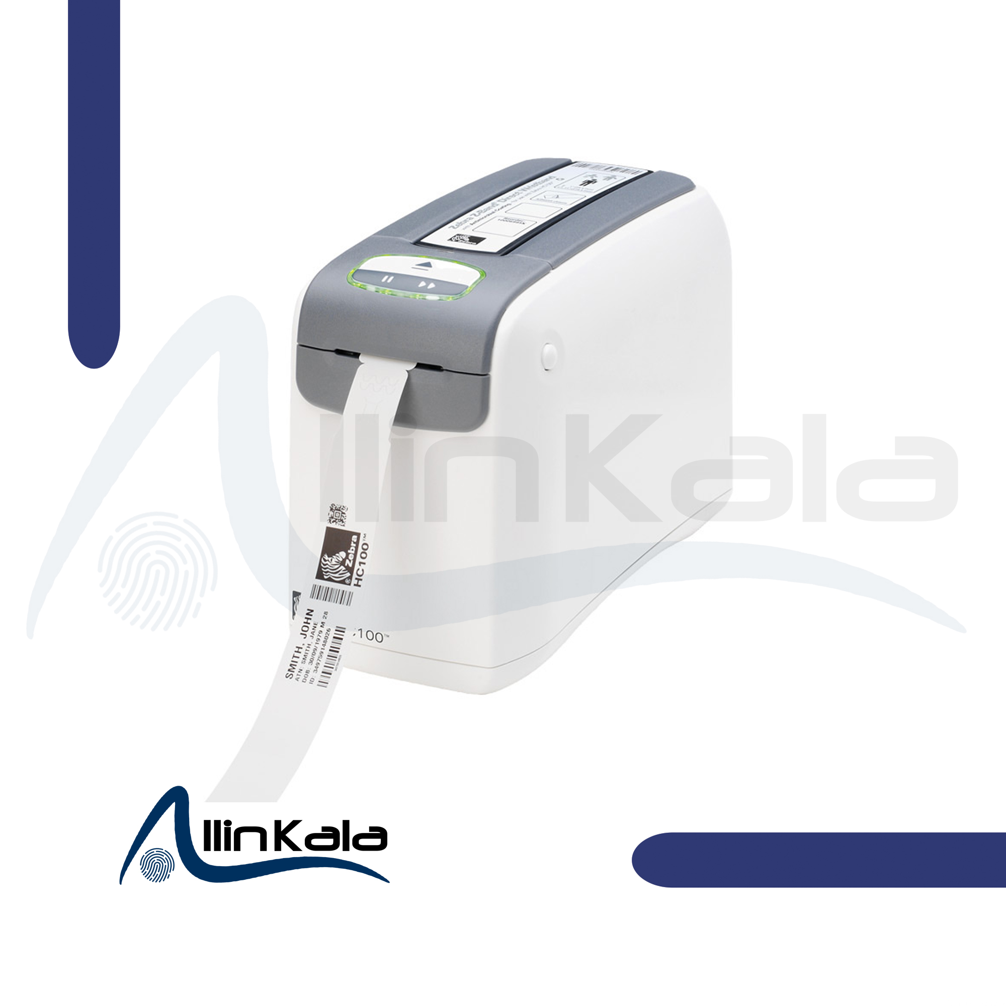چاپگر برچسب بیمارستانی Zebra مدل HC 100