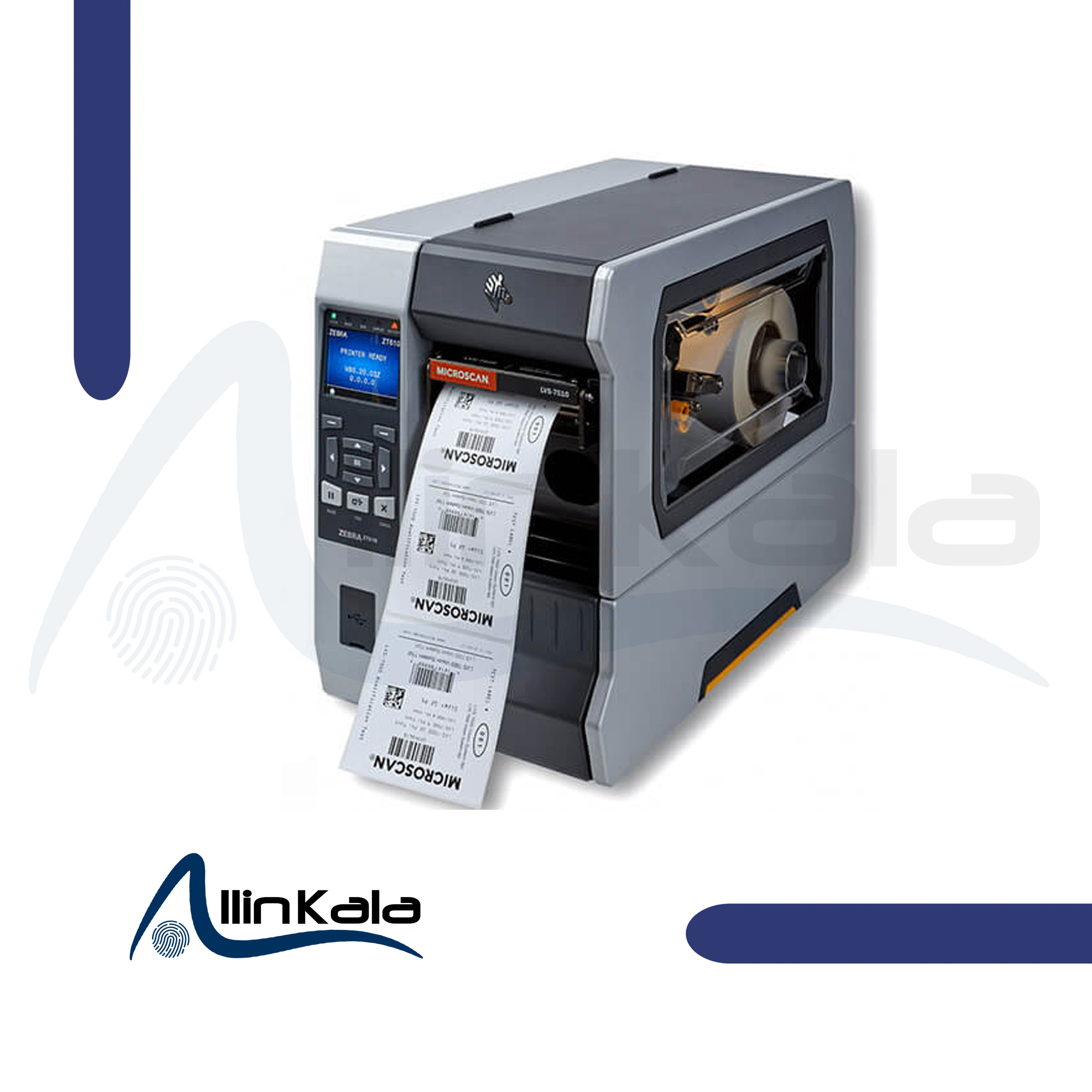 چاپگر برچسب رومیزی Zebra مدل ZT610 203dpi