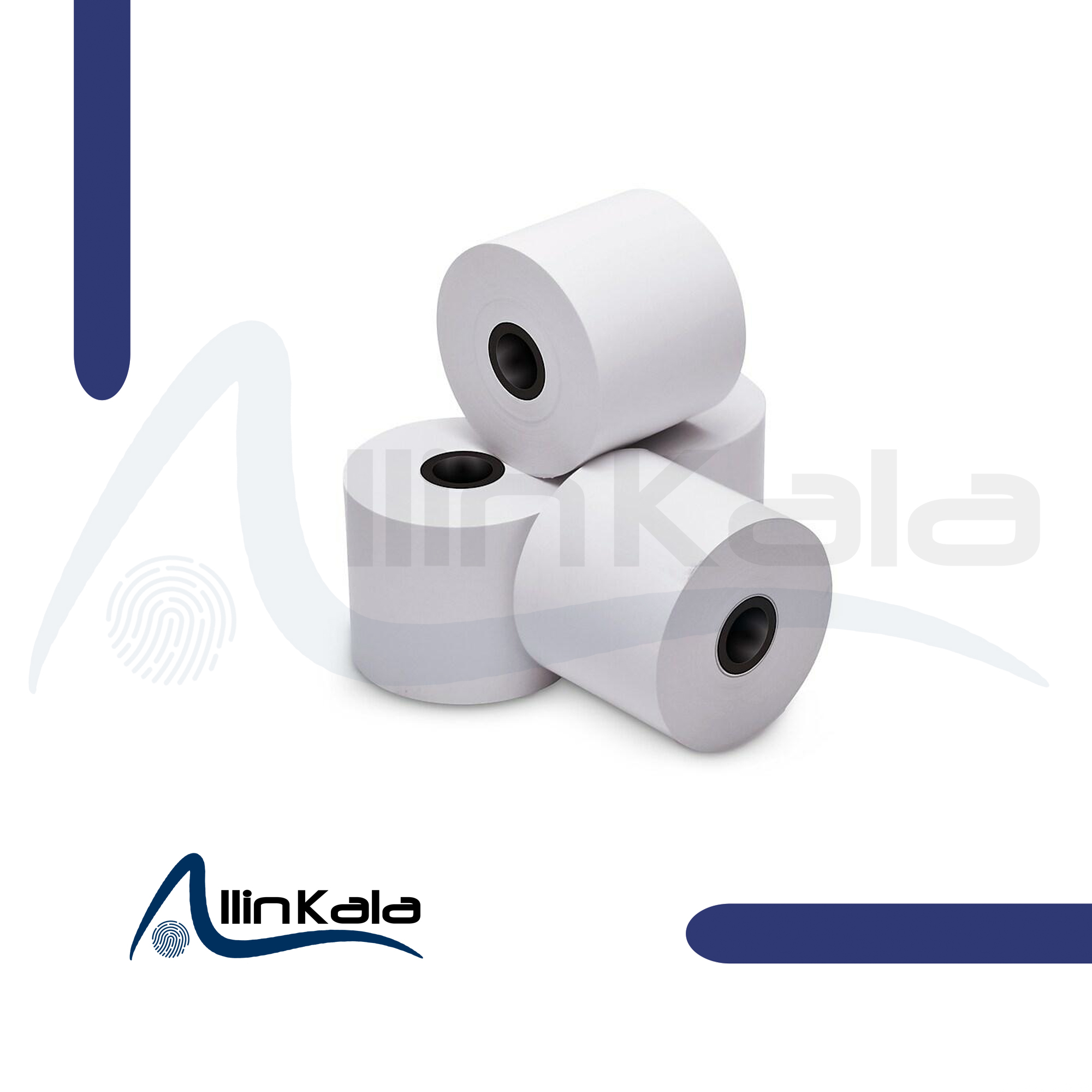 رول حرارتی چاپ فاکتور هانسول سایز 80mmx40m