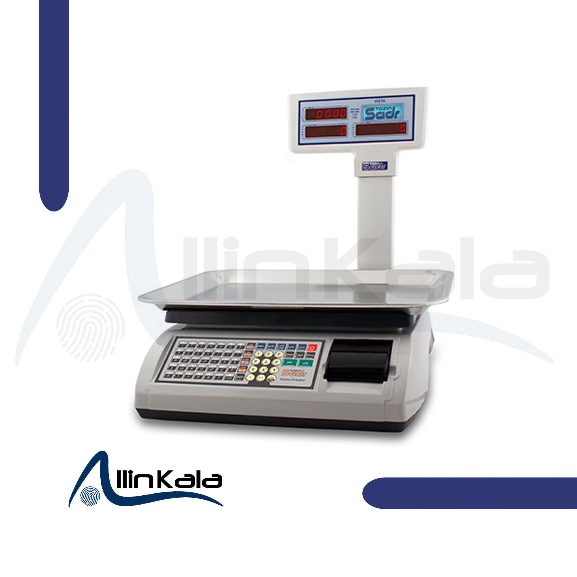 ترازوی دیجیتال فیش پرینت مدلvista P 35kg