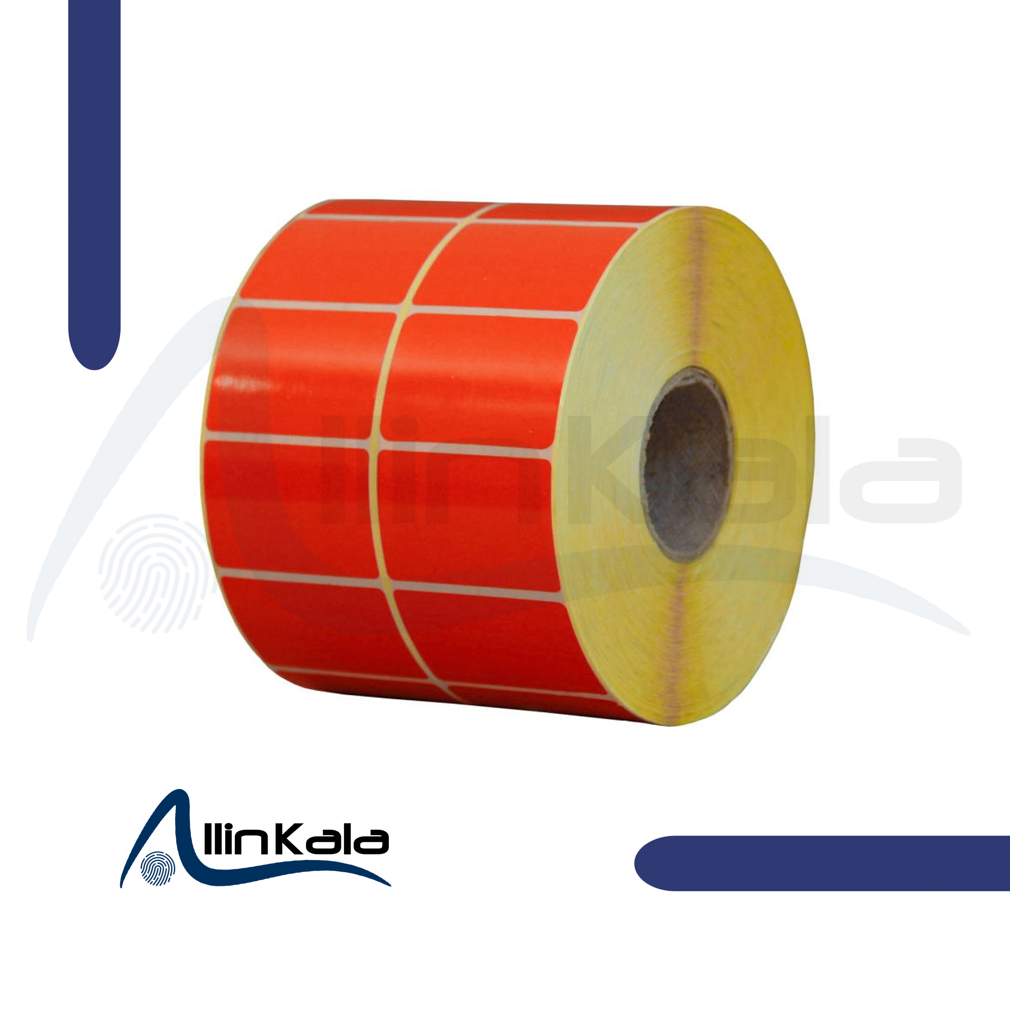 برچسب پی وی سی دو ردیفه سایز 34mmx51mm