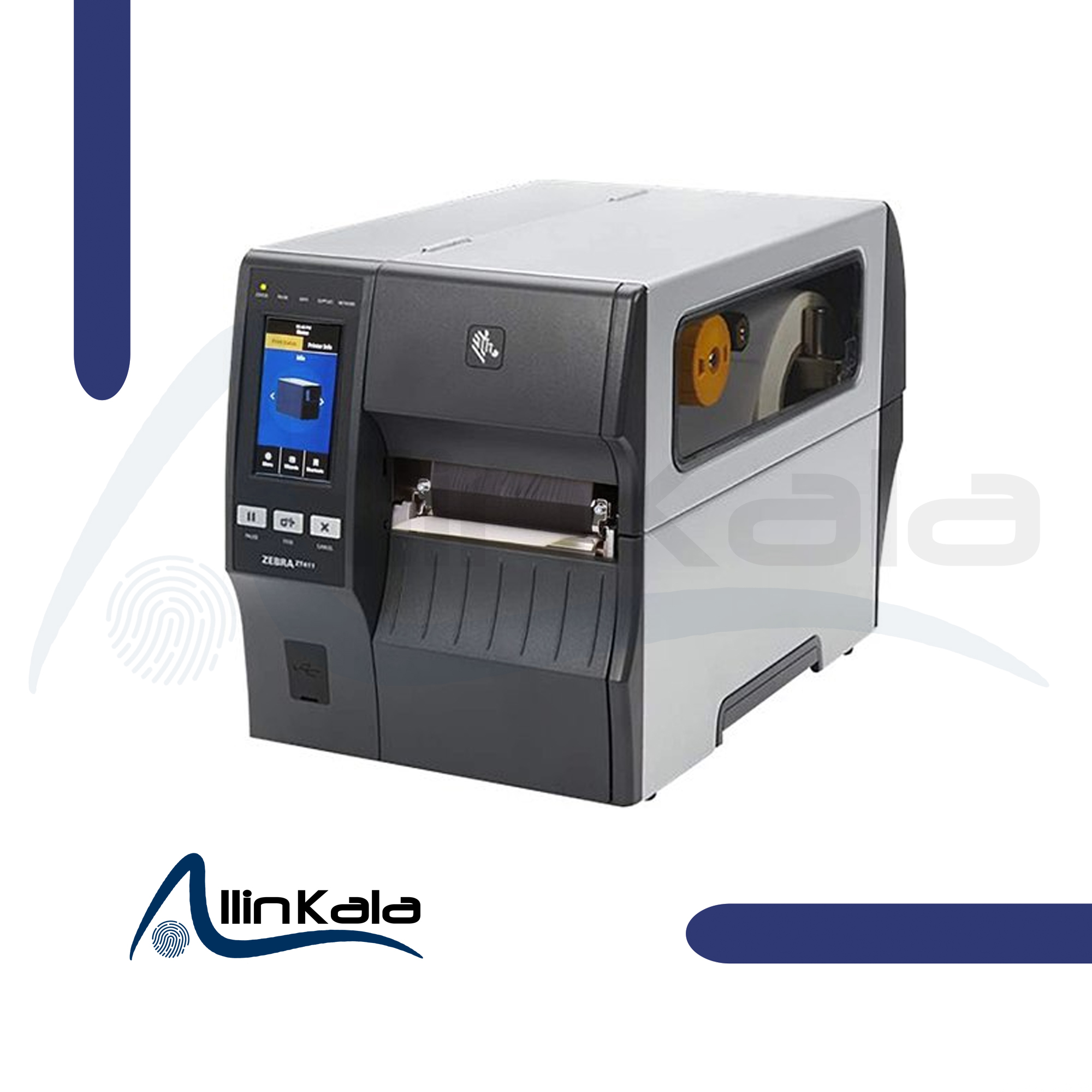 چاپگر برچسب رومیزی Zebra مدل ZT411 203dpi
