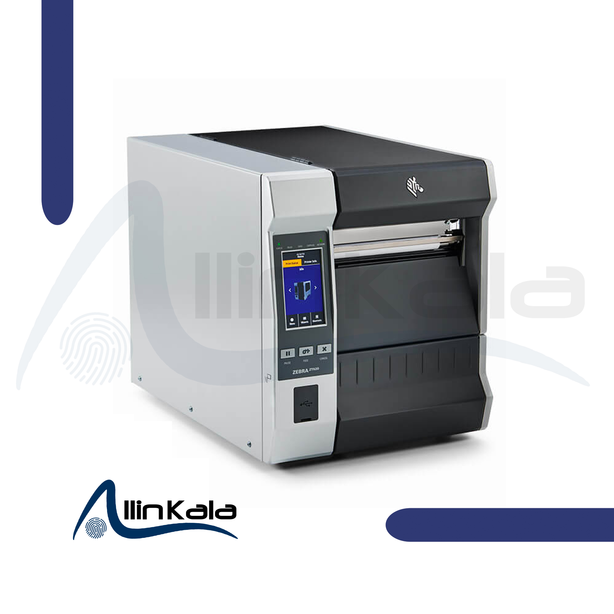 چاپگر برچسب رومیزی Zebra مدل ZT620 300dpi